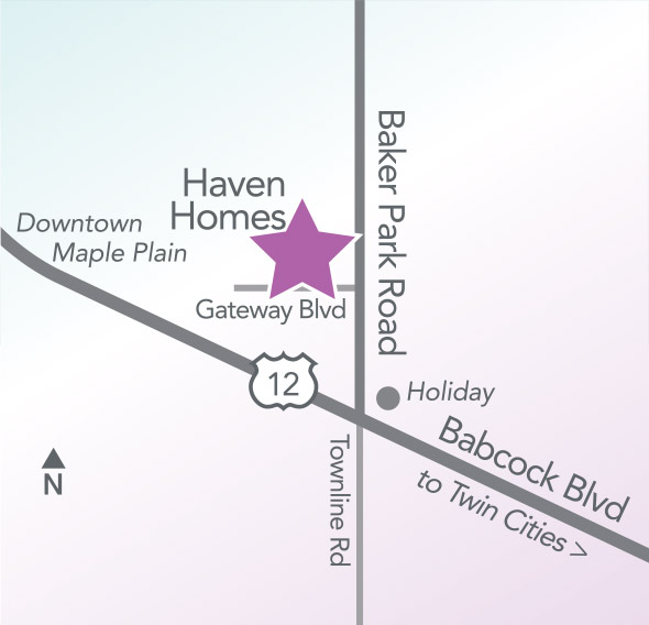 Haven Homes map