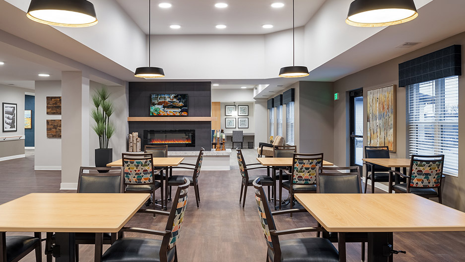 fireside dining room